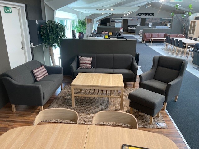 3+2 pers. sofa +stol & skammel