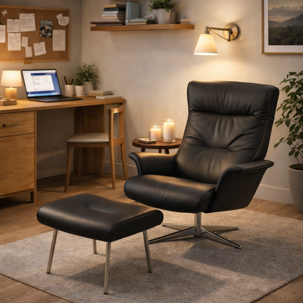 Conform Lænestol + skammel